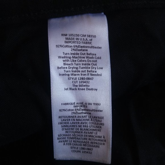 Current/Elliott The Stiletto Skinny Mid Rise Jeans Size 29 - Picture 7 of 11